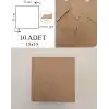3 mm 15x15 MDF Plaka (10 ADET) - Hobi, Maket, Ahşap El Sanatları İçin Uygun (10`lu Paket)