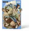 Vintage Kız Figürlü Şeffaf Scrapbook Sticker Seti 20 Parça
