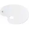 Hatas Plastik Beyaz Oval Palet 20x30cm