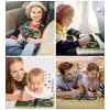 Silinebilir Doodle Çizim Defteri, Dinozor Temalı, 6 Sayfa, 6 Kalem ve 2 Silme Bezi Dahil, Taşınabilir