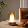 Hareket Sensörlü, Dim Edilebilir, Mum Efektli Günışığı Rengi Şarjlı Masa Lambası Cata, CT-8432