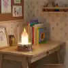 Hareket Sensörlü, Dim Edilebilir, Mum Efektli Günışığı Rengi Şarjlı Masa Lambası Cata, CT-8432