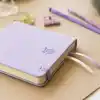 12x12 cm Sert Kapak 80 Yaprak 140 gr. Eskiz Defteri - Sketch Book - Lila