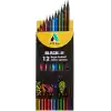 Adel Blackline Boya Kalemi 12 Renk, Tam Boy