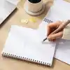 A5 Spiralli Karton Kapak 2’li Set Noktalı Okul Defteri 80 yaprak, Ders Programlı Krem Yeşil Puantiye