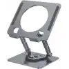 360 Derece Dönebilir Laptop ve Tablet Standı – Paslanmaz Çelik, Ayarlanabilir Yükseklik, Katlanabilir Masaüstü Bilgisayar Standı, iPad ve MacBook Uyumlu Ergonomik Raf-Dizüstü Pc (Tablet Standı)