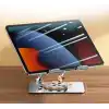 360 Derece Dönebilir Laptop ve Tablet Standı – Paslanmaz Çelik, Ayarlanabilir Yükseklik, Katlanabilir Masaüstü Bilgisayar Standı, iPad ve MacBook Uyumlu Ergonomik Raf-Dizüstü Pc (Tablet Standı)