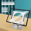 360 Derece Dönebilir Laptop ve Tablet Standı – Paslanmaz Çelik, Ayarlanabilir Yükseklik, Katlanabilir Masaüstü Bilgisayar Standı, iPad ve MacBook Uyumlu Ergonomik Raf-Dizüstü Pc (Tablet Standı)