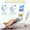 Apera GN-17 Alüminyum Kasa Dizüstü Bilgisayar Standı Katlanır Çantalı Tablet ve Telefonla Uyumlu