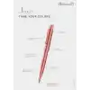 Pelikan Tükenmez kalem Jazz Noble, pembe (pembe), sağ elini kullananlar ve solaklar için, şık metal tükenmez kalem, katlanır kutuda, 821636