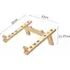 Mahi-Mahi Laptop Standı & Kitap Okuma Standı, 11-17.3 inç Uyumlu, Taşınabilir Dizüstü Bilgisayar Standı, Ergonomik Tasarım, 6 Farklı Yükseklik Ayarı