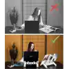 Mahi-Mahi Laptop Standı & Kitap Okuma Standı, 11-17.3 inç Uyumlu, Taşınabilir Dizüstü Bilgisayar Standı, Ergonomik Tasarım, 6 Farklı Yükseklik Ayarı