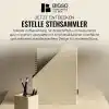 Bigso Box of Sweden ESTELLE dergiler, dergiler ve dosyalar için klasör – pratik düzenleyici fiber levha ve kağıt keten görünümlü – sağlam saplı dergi tutucu – bej