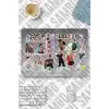Friends Temalı Sticker Etiket Seti 2 - Laptop Notebook Telefon