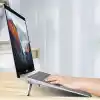 Coofbe Mini Laptop Standı Masaüstü Laptop Tutucu Laptop Standı Portatif Yapışkanlı Laptop Standı set