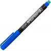 Kraf Permanent Marker, Mavi, Orta Uç (M), Silgili, CD/DVD/Cam/Plastik/Metal Yüzeyler İçin, 12li Paket