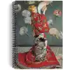 Claude Monet/Madame Monet in a Japanese Kimono,1876 | Spiralli Defter 09 | A5 | Çizgisiz | 100 Sayfa