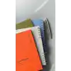 Fark Tanıtım Spiralli 80 Yaprak Çizgisiz A5 Defter, Not Defteri, Okul Defteri, 4 Farklı Renk Seçeneği (02 Placid Blue)