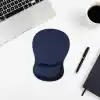 TopoWave Bilek Destekli Mouse Pad Ergonomik Kaymaz Taban Mouse Padi Bilek Koruyucu Dijital Lacivert