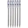 Pentel Mavi mükemmel tükenmez kalem kalem küre Punkt kalem 0,7 mm Spitze Spitze 0,25 mm Line Genişlik ince Linie doldurulabilir mürekkep BK77 (6 adet)