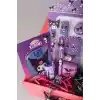 Kuromi Lisanslı 17 Parça Kırtasiye Seti, Versatil Uçlu Kalem, Cetvel, Metal, Silgi, Kalemtraş