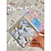 Sanrio Karakteri Cinnamoroll 25 Yaprak 190 Adet Pet Sticker Set Pembe Paket/Etiket/Çıkartma/Su Geçirmez/Etiket 1512S1015