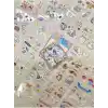 Sanrio Karakteri Cinnamoroll 25 Yaprak 190 Adet Pet Sticker Set Pembe Paket/Etiket/Çıkartma/Su Geçirmez/Etiket 1512S1015