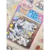 Sanrio Karakteri Cinnamoroll 25 Yaprak 190 Adet Pet Sticker Set Pembe Paket/Etiket/Çıkartma/Su Geçirmez/Etiket 1512S1015
