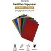 Monarty Simli Eva Yapışkanlı 10 Renk 10 Adet 20x30 cm