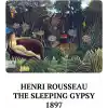 Retronote Henri Rousseau 4lü Defter Seti, Le Rêve du Douanier Series, Çizgisiz, 64 Sayfa, 14x21cm, Çok Renkli