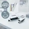 Leitz Nexxt mini delgeç ve zımba seti, 10 sayfaya kadar, P2 No. 10 zımba teli, inci beyazı, WOW, 55612001