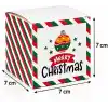 25li Yılbaşı Advent Calendar Kutusu, 7 x 7 x 7 cm, Kendin Doldur Hediye Seti