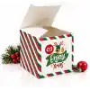25li Yılbaşı Advent Calendar Kutusu, 7 x 7 x 7 cm, Kendin Doldur Hediye Seti