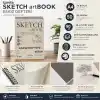 Sahra Sketch artBook Eskiz Defteri A4, 50 Yaprak, 90 gr Ivory