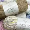 Premium Softee Raffia Yumuşak Çok Renkli Rafya Kağıt Ebruli El Örgü İpi Hobi İp (Gün Batımı)