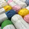 Premium Softee Raffia Yumuşak Çok Renkli Rafya Kağıt Ebruli El Örgü İpi Hobi İp (Gün Batımı)