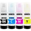 Supply Guy Mürekkep Epson 664 ile Uyumlu EcoTank ET 14000 2550 2650 4500 L100 L110 L1300 L200 L210 L300 L3050 L3060 L3070 L310 L355 L361 L365 L382 L385 L455 L485 L486 L555 L565 (4x 70 ml)