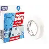 Boss Tape Tarafli Nano Bant, 19 mm x 3 mt Boyut, Seffaf Çift