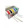 Çok Damar Silikon Montaj Kablosu Paketi - 18 AWG 5x5 Metre