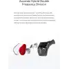 TRUTHEAR Zero Kırmızı Dual Dynamic Drivers In-Ear Headphone | Sahne, Stüdyo veya Odyofil için Çift Sürücülü Kulak içi/In-Ear Kablolu Monitör Kulaklık