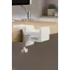 Beyaz Masa Kenarı Kulaklık Standı, Ayarlanabilir Kulaklık Askısı, Evrensel Uyumlu, Kablo Düzenleyici, Sağlam ve Dayanıklı