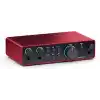 Focusrite Scarlett 2i2 Gen 4 Ses Kartı: Kayıt, Şarkı Yazma, Yayın ve Podcasting İçin USB Audio Arayüzü, Stüdyo Kalitesinde Kayıt ve Kayıt Yapmanız İçin Gerekli Tüm Yazılımlar