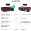 Focusrite Scarlett 2i2 Gen 4 Ses Kartı: Kayıt, Şarkı Yazma, Yayın ve Podcasting İçin USB Audio Arayüzü, Stüdyo Kalitesinde Kayıt ve Kayıt Yapmanız İçin Gerekli Tüm Yazılımlar