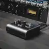 Audient Ses arabirimi iD4 MKII, Class A konsol mikrofon ön amplifikatör (yüksek hızlı USB-C, monitör karışımı ve monitör panning fonksiyonu, 2 kulaklık çıkışı, Mac/PC/iOS uyumlu), siyah, iD MKII