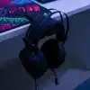 Premium Siyah Asılabilir Masa Kenarı Kulaklık Standı, Ergonomik ve Sağlam