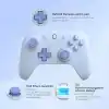 8Bitdo Ultimate 2C Bluetooth Controller for Switch 2, Switch/OLED/Lite, Hall Effect Joysticks, Non-linear Digital Triggers, Remappable L4/R4 Bumpers, 6-axis Motion, Rumble Vibration (Blue)