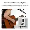 VegGieg XLR Erkek Dişi Profesyonel Mikrofon Kablosu Hi-Fi Ses Kalitesi OFC Bakır Enstrüman Ses Kablosu 1.5 Metre
