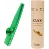 MK-01G Metal Kazoo Kutulu Alüminyum Alaşım Yeşil