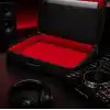 Larkin Pioneer DJ DDJ-400 ve DDJ-FLX4 Uyumlu Laptop Bölmeli Kırmızı Kadife Astarlı Soft Case DJ Controller Taşıma Çantası