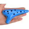 Valkyrie Ocarina 12 Delik Ocarina Alto C Ocarina Flüt Ocarina Sualtı Müzik Nefesli Enstrüman PEMBE